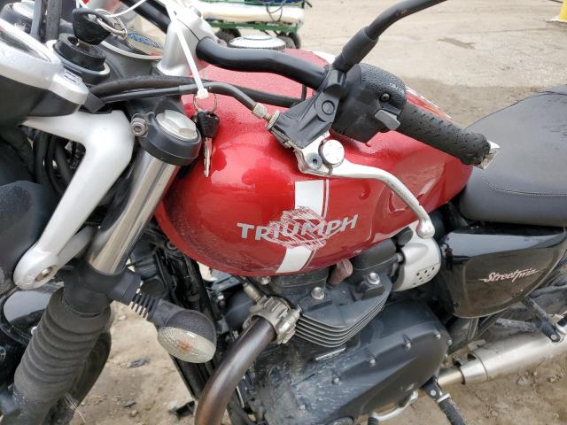 SMTD31GN1GT740375 - 2016 TRIUMPH MOTORCYCLE STREET TWI RED photo 10