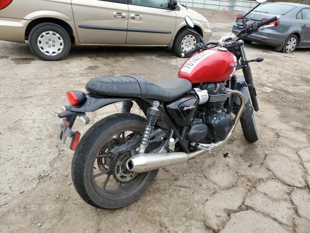 SMTD31GN1GT740375 - 2016 TRIUMPH MOTORCYCLE STREET TWI RED photo 4