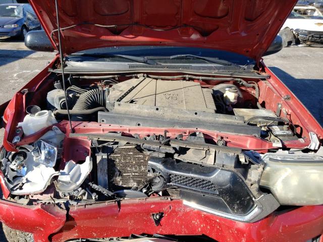 5TFJU4GN2FX081729 - 2015 TOYOTA TACOMA DOUBLE CAB PRERUNNER RED photo 11