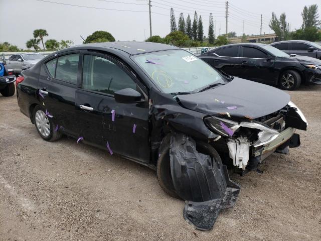 3N1CN7AP3KL874760 - 2019 NISSAN VERSA S BLACK photo 4