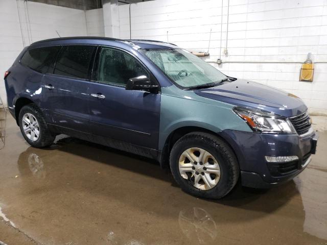 1GNKVFED9EJ182699 - 2014 CHEVROLET TRAVERSE LS BLUE photo 4