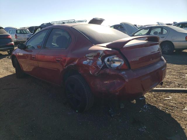 1B3ES56C15D124486 - 2005 DODGE NEON SXT RED photo 2