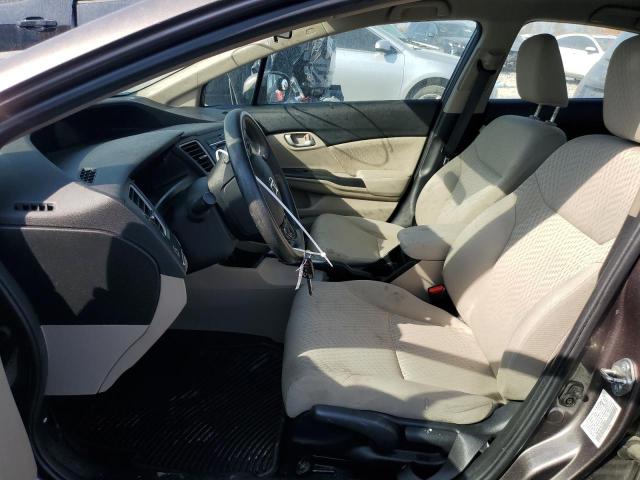 19XFB2F58FE055248 - 2015 HONDA CIVIC LX TAN photo 7