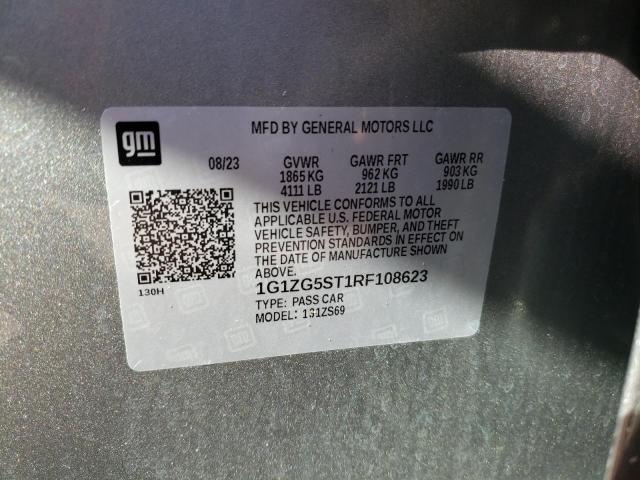 1G1ZG5ST1RF108623 - 2024 CHEVROLET MALIBU RS Srebrny zdjęcie 13