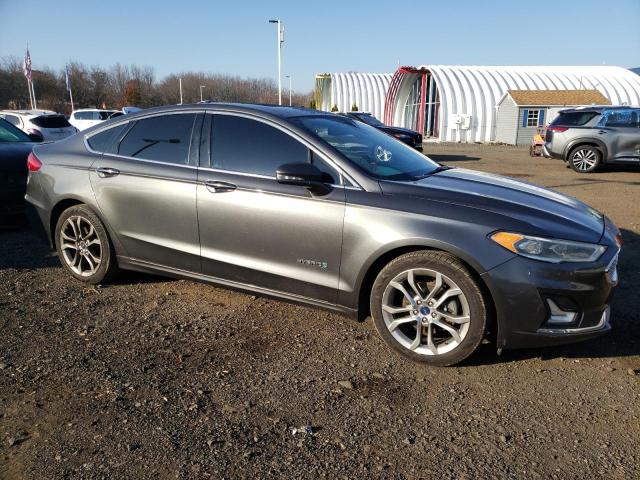 3FA6P0RU8KR117037 - 2019 FORD FUSION TITANIUM GRAY photo 4