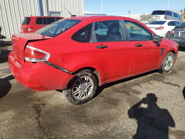 1FAHP35N48W270156 - 2008 FORD FOCUS SE RED photo 3