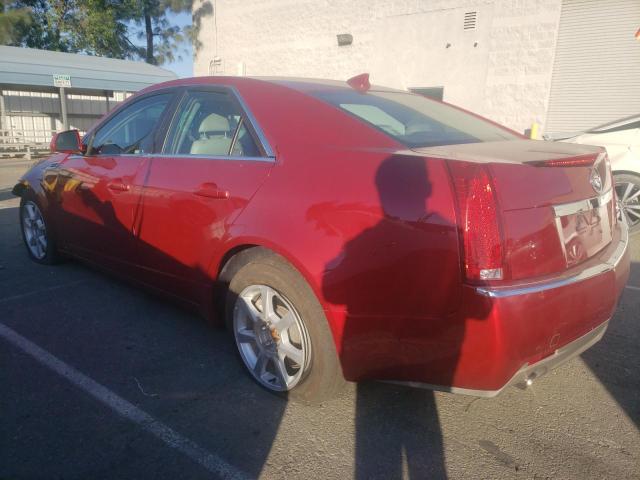 1G6DF577890146954 - 2009 CADILLAC CTS RED photo 2