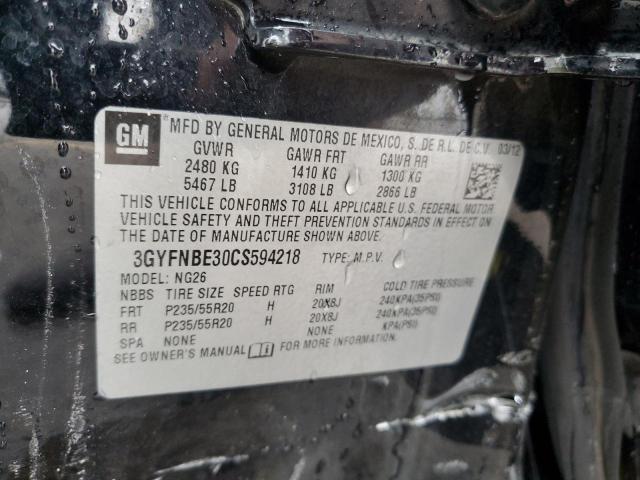 3GYFNBE30CS594218 - 2012 CADILLAC SRX PERFORMANCE COLLECTION Qara foto 13