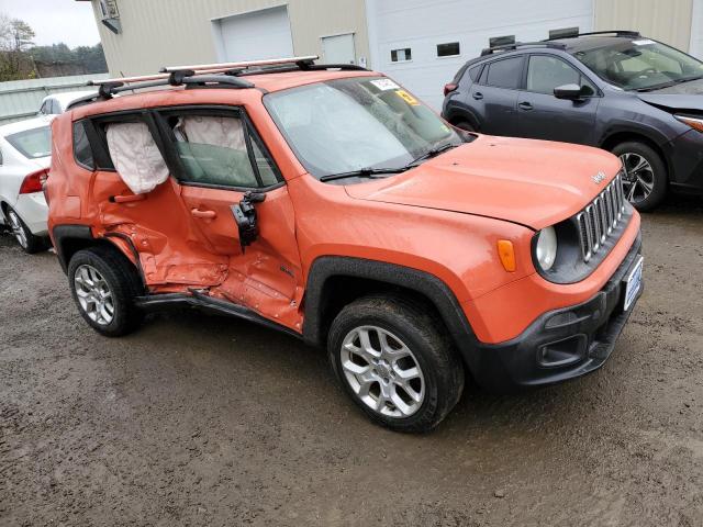 ZACCJBBT2FPB40809 - 2015 JEEP RENEGADE LATITUDE ORANGE photo 4