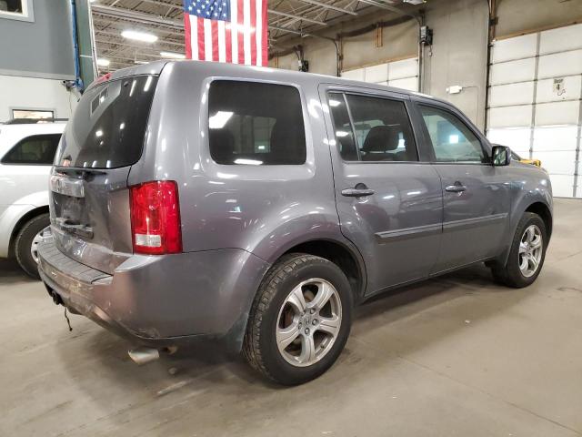 5FNYF4H64EB012730 - 2014 HONDA PILOT EXL GRAY photo 3