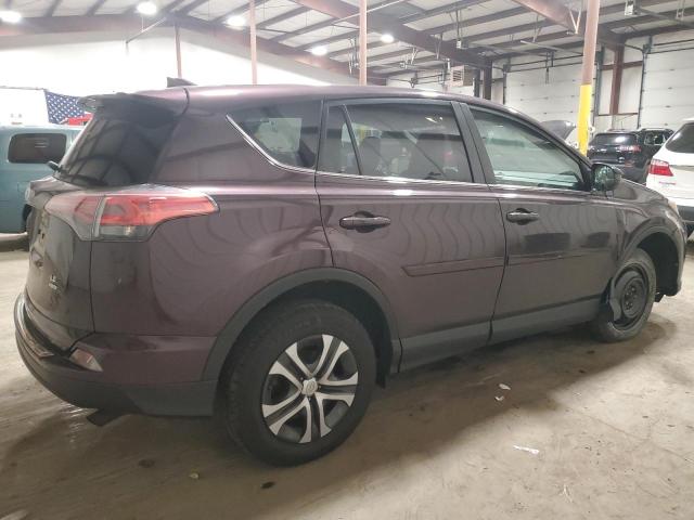 2T3BFREV4JW733262 - 2018 TOYOTA RAV4 LE PURPLE photo 3