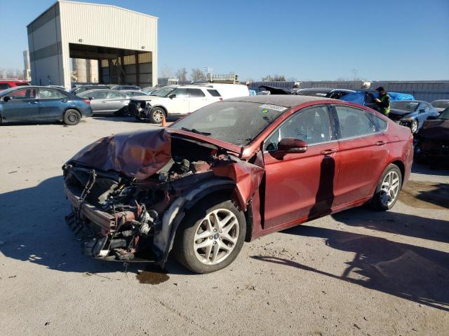 3FA6P0H74ER229172 - 2014 FORD FUSION SE RED photo 1