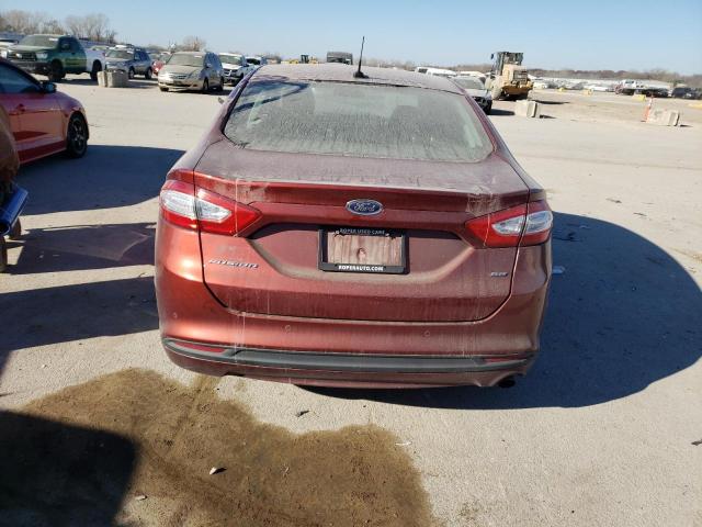 3FA6P0H74ER229172 - 2014 FORD FUSION SE RED photo 6