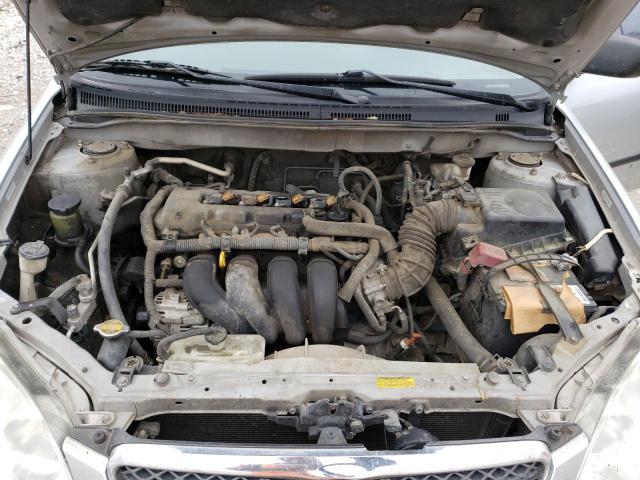 1NXBR32E85Z526817 - 2005 TOYOTA COROLLA CE SILVER photo 11