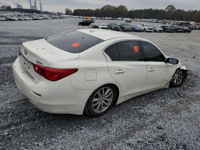 JN1BV7AP7EM679928 - 2014 INFINITI Q50 BASE WHITE photo 3