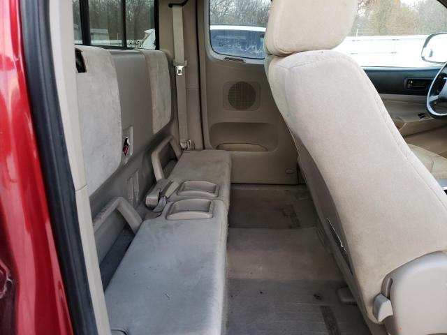 5TETX22N76Z299265 - 2006 TOYOTA TACOMA ACCESS CAB Марун фото 10