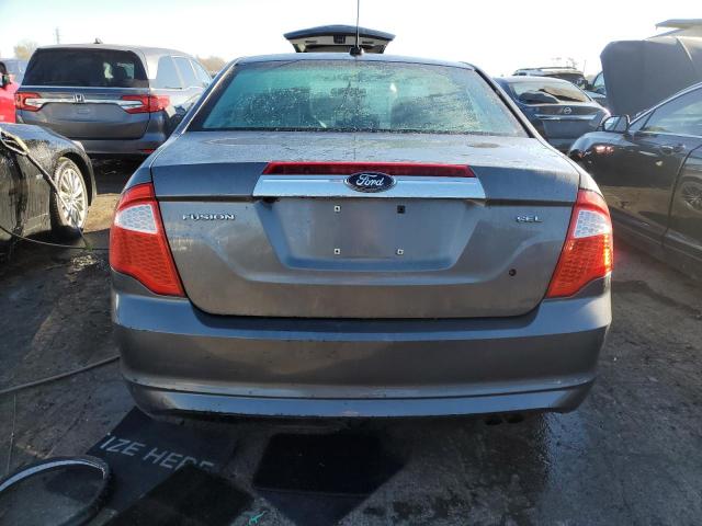 3FAHP0JAXCR430893 - 2012 FORD FUSION SEL GRAY photo 6