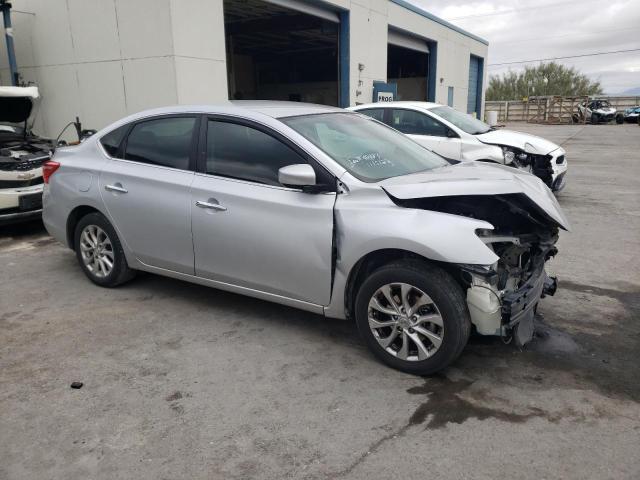 3N1AB7AP1KY208063 - 2019 NISSAN SENTRA S SILVER photo 4