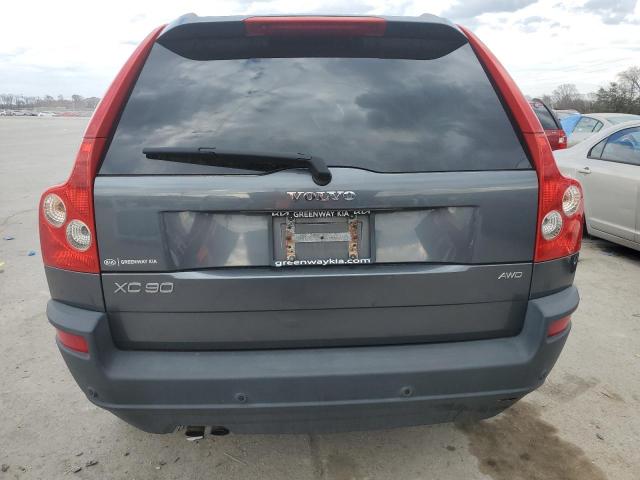 YV4CZ592461225347 - 2006 VOLVO XC90 GRAY photo 6