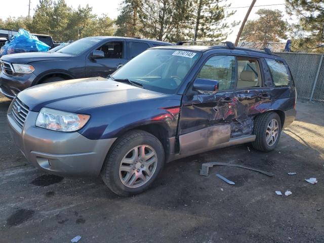 JF1SG67626H733071 - 2006 SUBARU FORESTER 2.5X LL BEAN BLUE photo 1