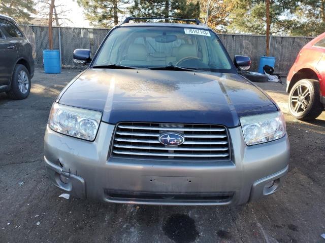 JF1SG67626H733071 - 2006 SUBARU FORESTER 2.5X LL BEAN BLUE photo 5