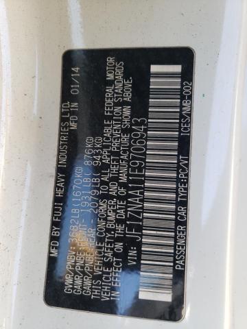 JF1ZNAA11E9706943 - 2014 TOYOTA SCION FR-S WHITE photo 13