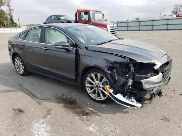 3FA6P0D94HR267691 - 2017 FORD FUSION TITANIUM GRAY photo 4