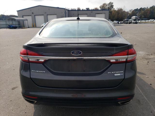 3FA6P0D94HR267691 - 2017 FORD FUSION TITANIUM GRAY photo 6