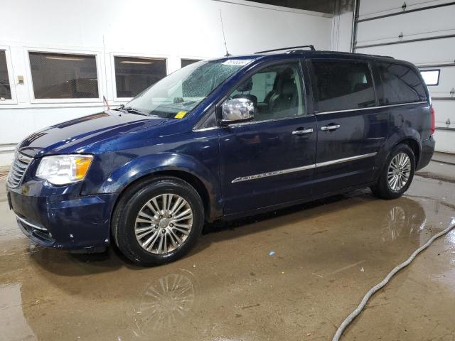 2C4RC1CGXDR569575 - 2013 CHRYSLER TOWN & COU TOURING L BLUE photo 1