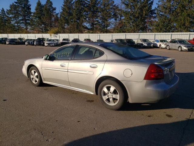 2G2WP552881159320 - 2008 PONTIAC GRAND PRIX SILVER photo 2