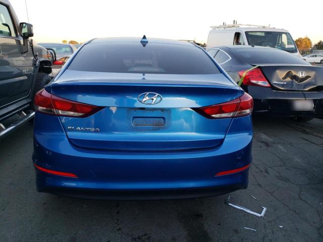 5NPD84LF7JH216420 - 2018 HYUNDAI ELANTRA SEL BLUE photo 6