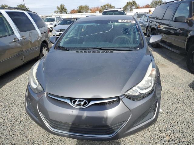 5NPDH4AE2EH501705 - 2014 HYUNDAI ELANTRA SE GRAY photo 5