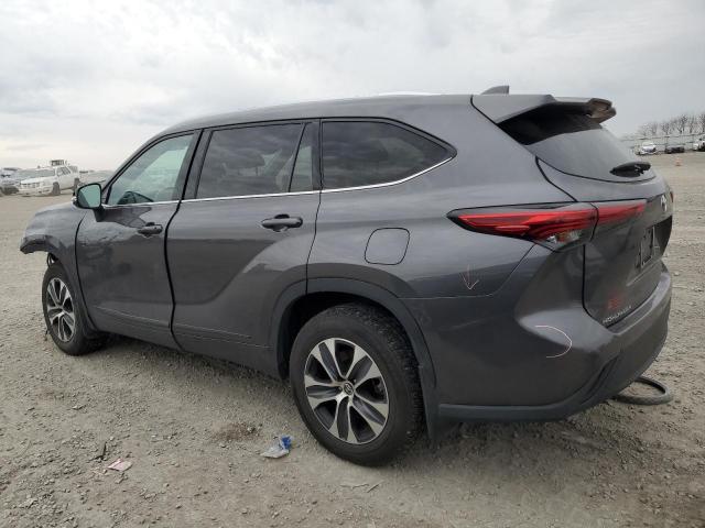 5TDHZRAH9MS089135 - 2021 TOYOTA HIGHLANDER XLE BLACK photo 2