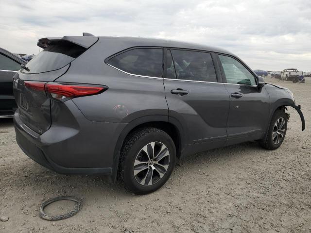 5TDHZRAH9MS089135 - 2021 TOYOTA HIGHLANDER XLE BLACK photo 3