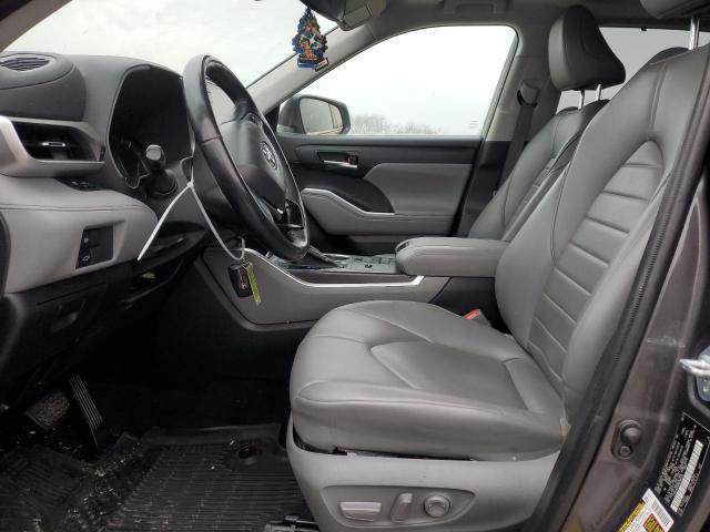 5TDHZRAH9MS089135 - 2021 TOYOTA HIGHLANDER XLE BLACK photo 7