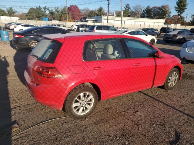 3VW217AU6FM039470 - 2015 VOLKSWAGEN GOLF RED photo 3