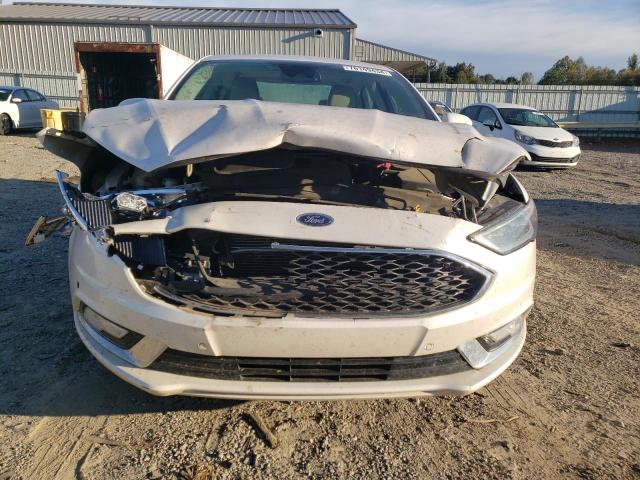 3FA6P0K97HR198465 - 2017 FORD FUSION TITANIUM WHITE photo 5