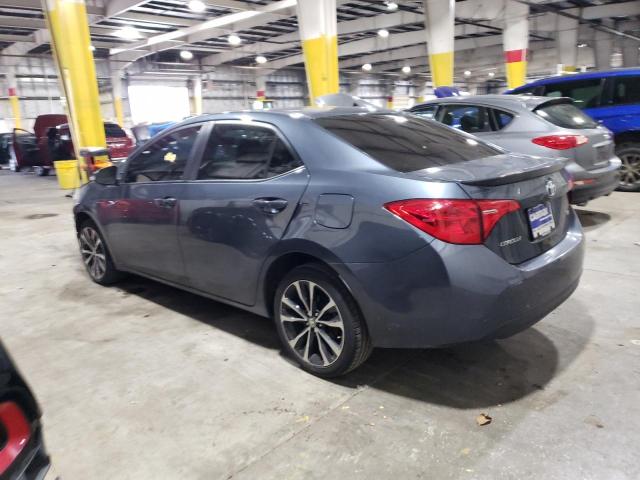 2T1BURHE6HC771713 - 2017 TOYOTA COROLLA L GRAY photo 2