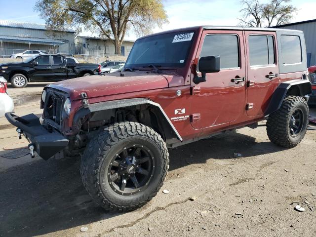 1J4GA39118L518762 - 2008 JEEP WRANGLER U X BURGUNDY photo 1