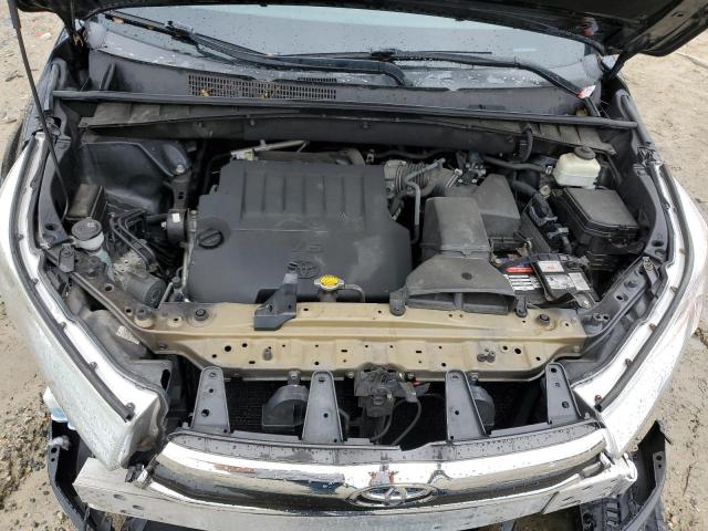 5TDJKRFH3FS074468 - 2015 TOYOTA HIGHLANDER XLE BLACK photo 12