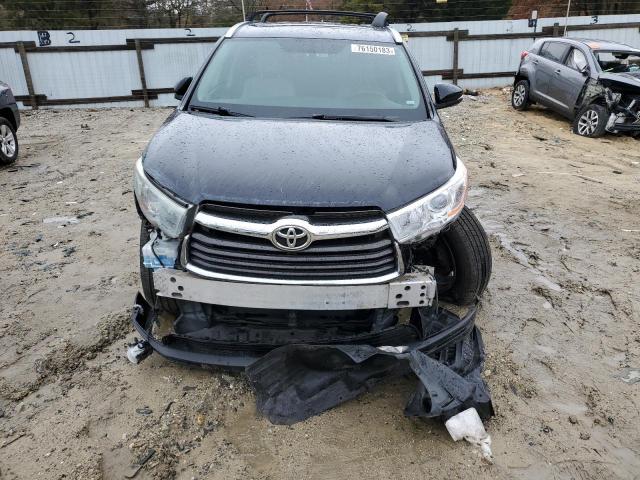 5TDJKRFH3FS074468 - 2015 TOYOTA HIGHLANDER XLE BLACK photo 5