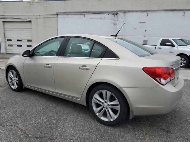 1G1PG5SB2D7177497 - 2013 CHEVROLET CRUZE LTZ TAN photo 2