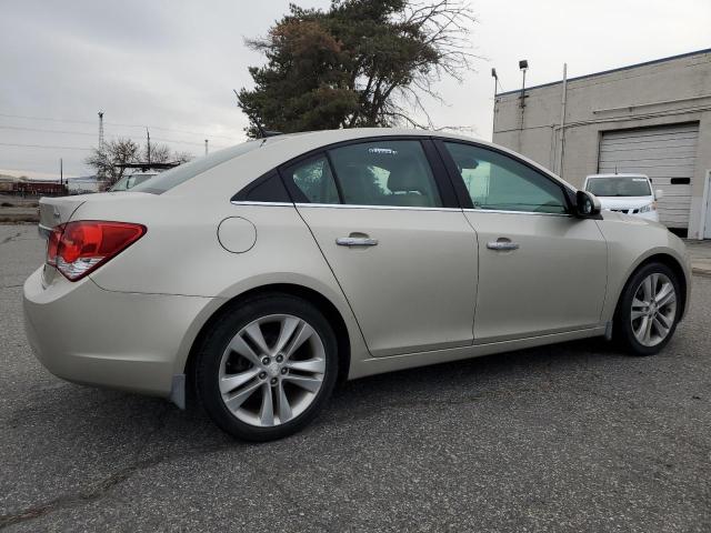 1G1PG5SB2D7177497 - 2013 CHEVROLET CRUZE LTZ TAN photo 3