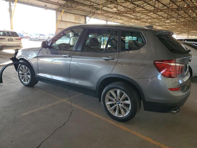 5UXWZ7C38H0V88349 - 2017 BMW X3 SDRIVE28I GRAY photo 2