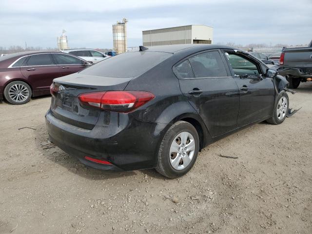 3KPFK4A76JE225944 - 2018 KIA FORTE LX BLACK photo 3