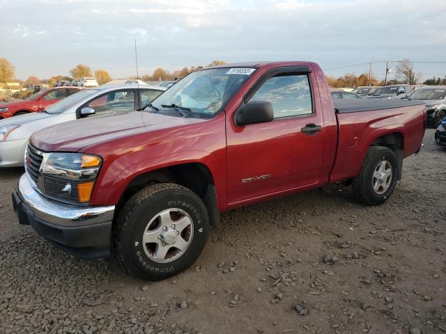 1GTDT146148111550 - 2004 GMC CANYON BURGUNDY photo 1