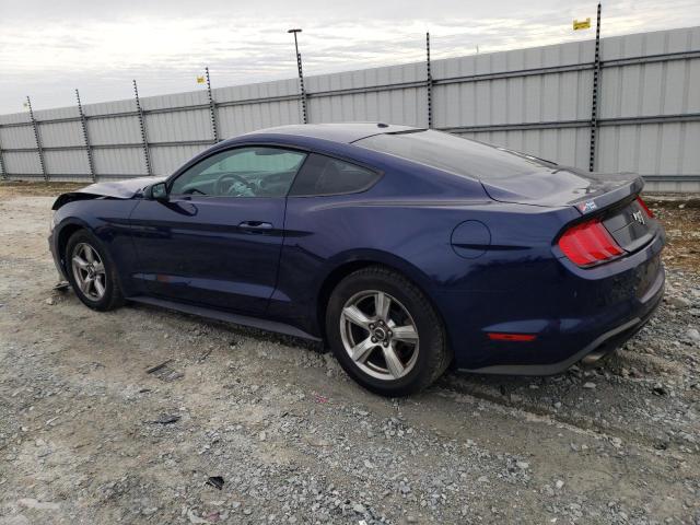 1FA6P8TH1K5142214 - 2019 FORD MUSTANG BLUE photo 2