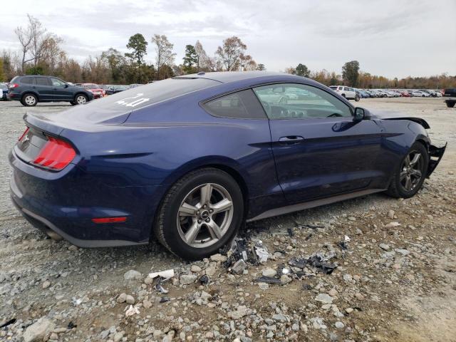 1FA6P8TH1K5142214 - 2019 FORD MUSTANG BLUE photo 3