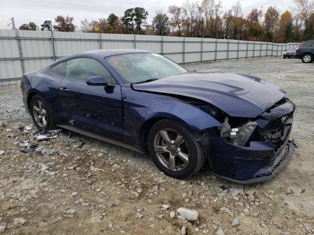 1FA6P8TH1K5142214 - 2019 FORD MUSTANG BLUE photo 4