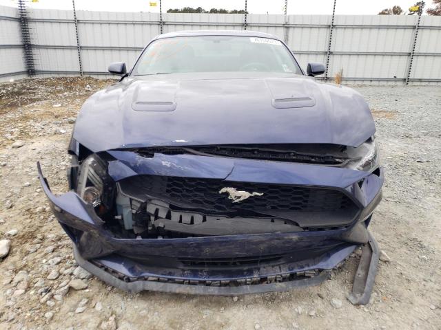 1FA6P8TH1K5142214 - 2019 FORD MUSTANG BLUE photo 5